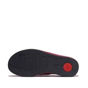 Fit Flop Platfformss Wedge Toe Post Burnt Berry סנדלי פיטפלופ לנשים אדום