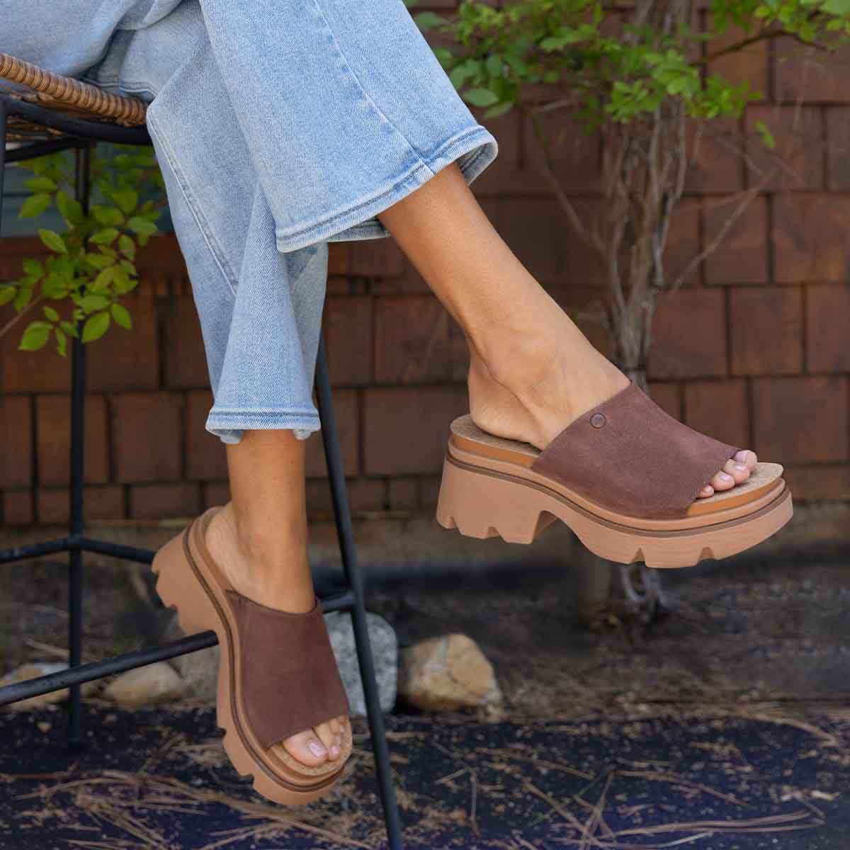 Reef Vista Luxe Evie Brown Black כפכפי ריף לנשים