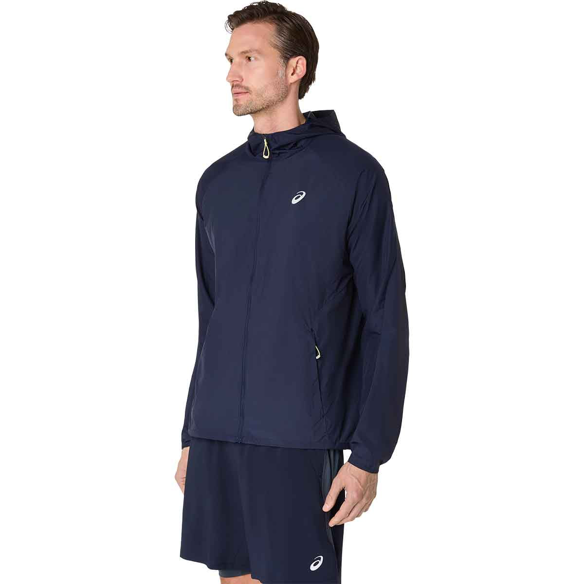 Asics Road Packable Jacket Men Midnight ג'קט ריצה מתקפל לגברים