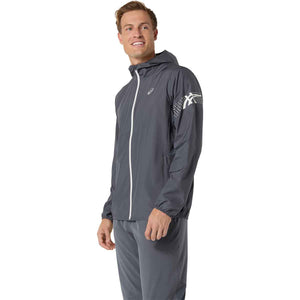 Asics Icon Jacket Men Carrier Grey ג'קט ריצה לגברים