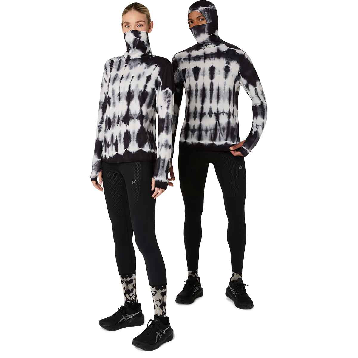 Asics Road Winter Insulate LS Top Women Cream Performance Black חולצת ריצה ארוכה לנשים