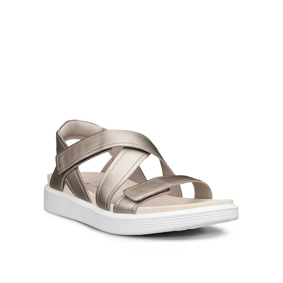 Ecco Soft Sandal Pure Cashmere Metallic סנדלי אקו לנשים