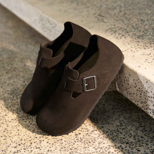 Birkenstock London Mocca סנדלי בירקנשטוק לנשים לונדון חום