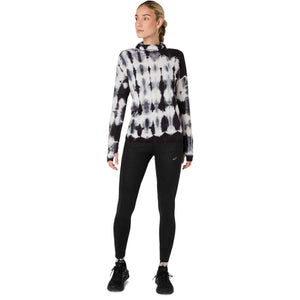 Asics Road Winter Insulate LS Top Women Cream Performance Black חולצת ריצה ארוכה לנשים