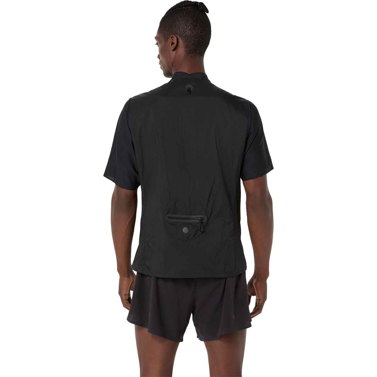 Asics Metarun Packable Gilet Men Black ווסט ריצה מתקפל לגברים