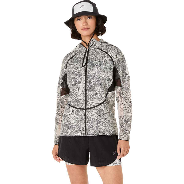 Asics Limited Series Wind Breaker Jacket Women Cream ג'קט ריצה לנשים