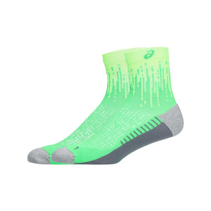 Asics Performance Run Sock Quarter Illuminate Green Unisex גרבי ריצה אסיקס