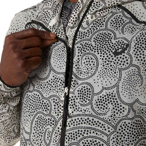 Asics Limited Series Wind Breaker Jacket Men Black Cream ג'קט ריצה לגברים