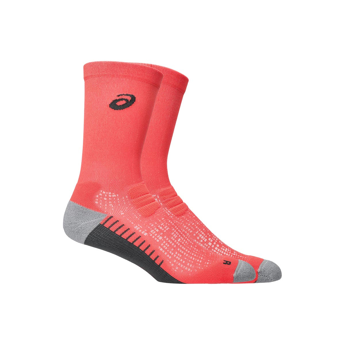 Asics Performance Run Sock Crew Unisex Sun Coral גרבי ריצה ארוכות