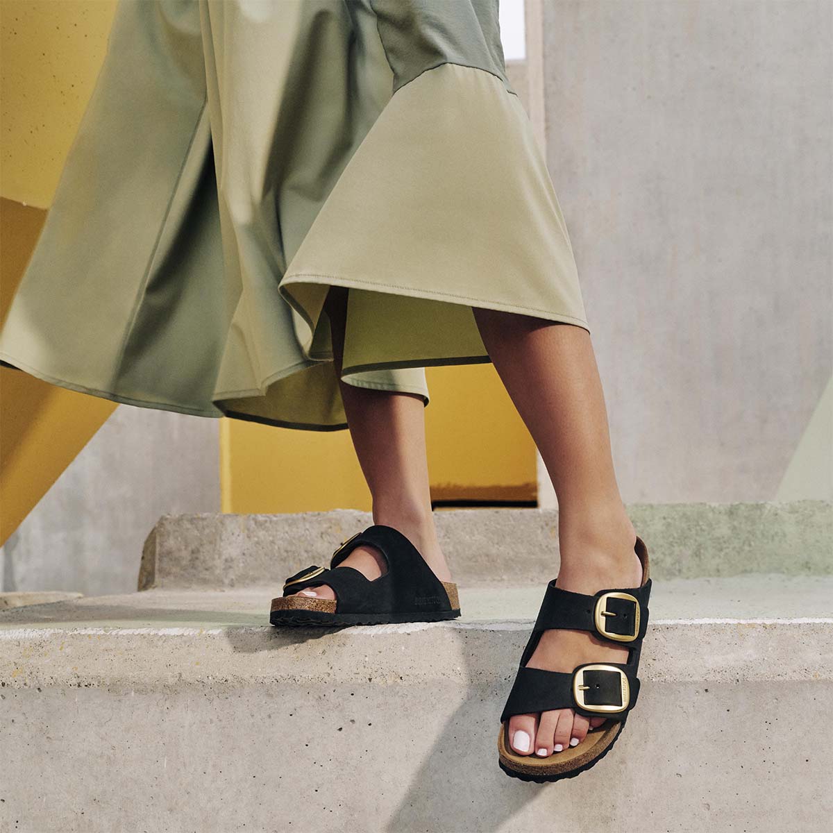 Birkenstock Arizona Big Buckle Black כפכפי בירקשנטוק אריזונה לנשים