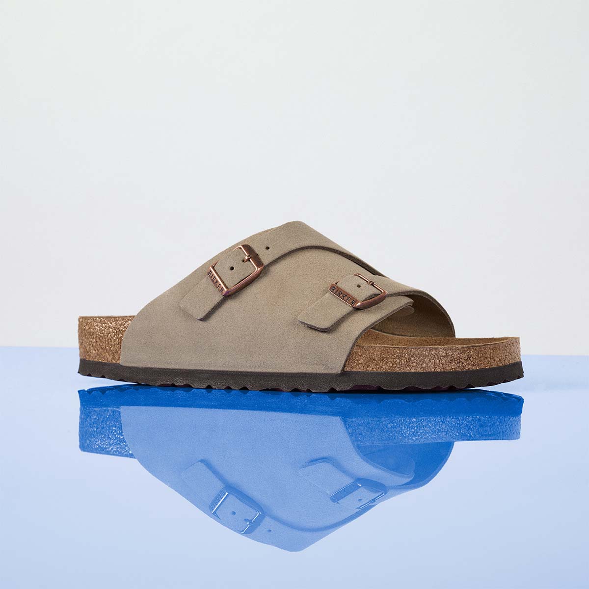Birkenstock Zurich Taupe Suede כפכפי בירקנשטוק ציריך לנשים