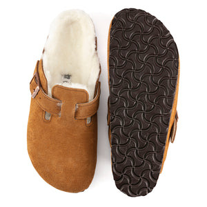 Boston Sheepskin Mink בוסטון פרווה מינק בירקנשטוק כפכפי נשים