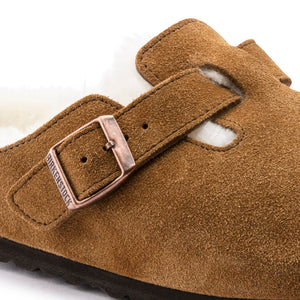 Boston Sheepskin Mink בוסטון פרווה מינק בירקנשטוק כפכפי נשים