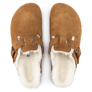 Boston Sheepskin Mink בוסטון פרווה מינק בירקנשטוק כפכפי נשים