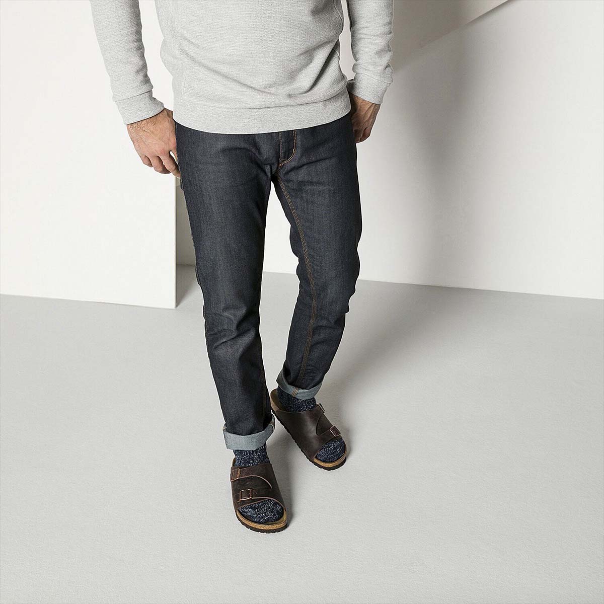 Birkenstock Cotton Twist M Blue גרבי בירקנשטוק