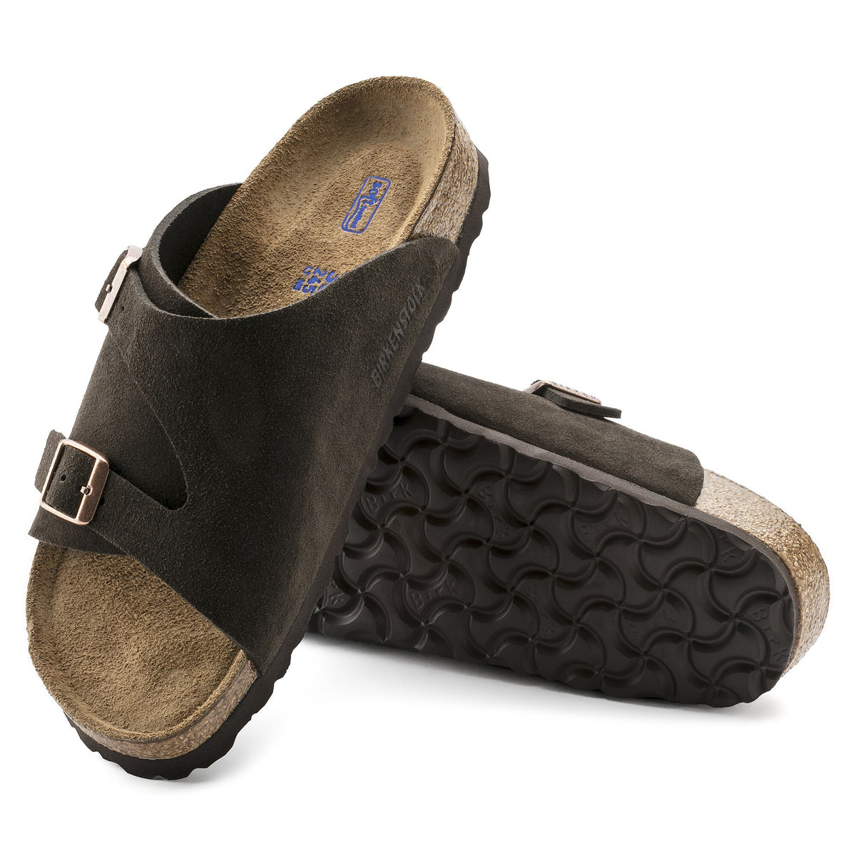 Birkenstock Zurich SFB VL Mocha כפכפי בירקנשטוק לגברים ציריך מוקה