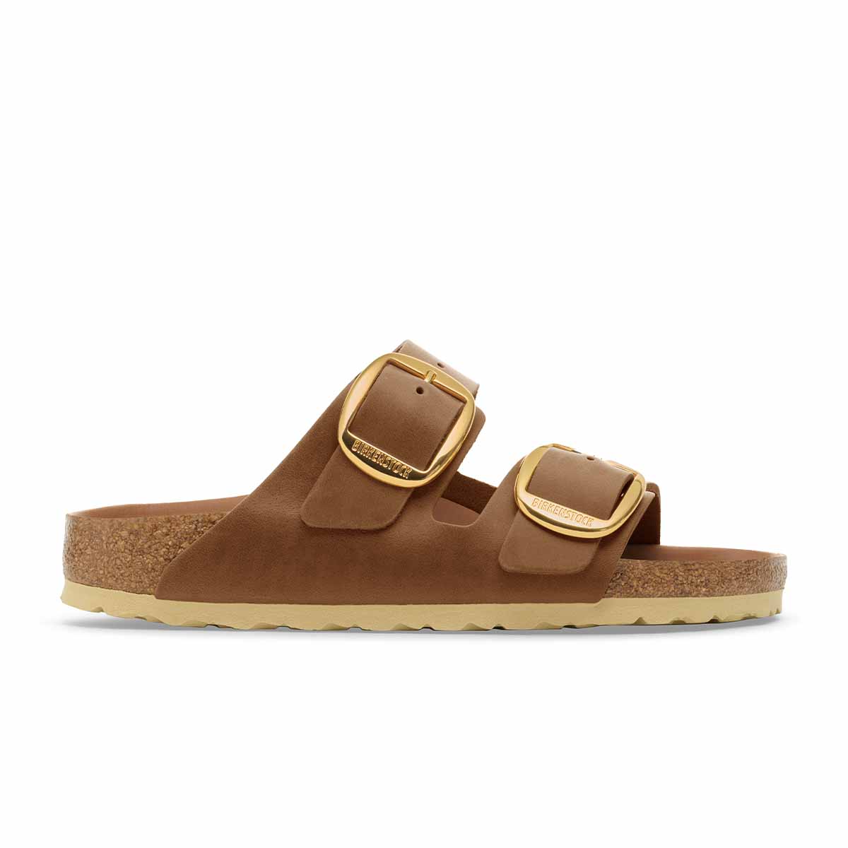 Birkenstock Arizona Antik Brown Big Buckel Cognac בירקנשטוק כפכפי אריזונה לנשים