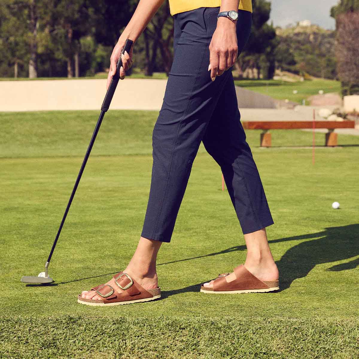 Birkenstock Arizona Antik Brown Big Buckel Cognac בירקנשטוק כפכפי אריזונה לנשים