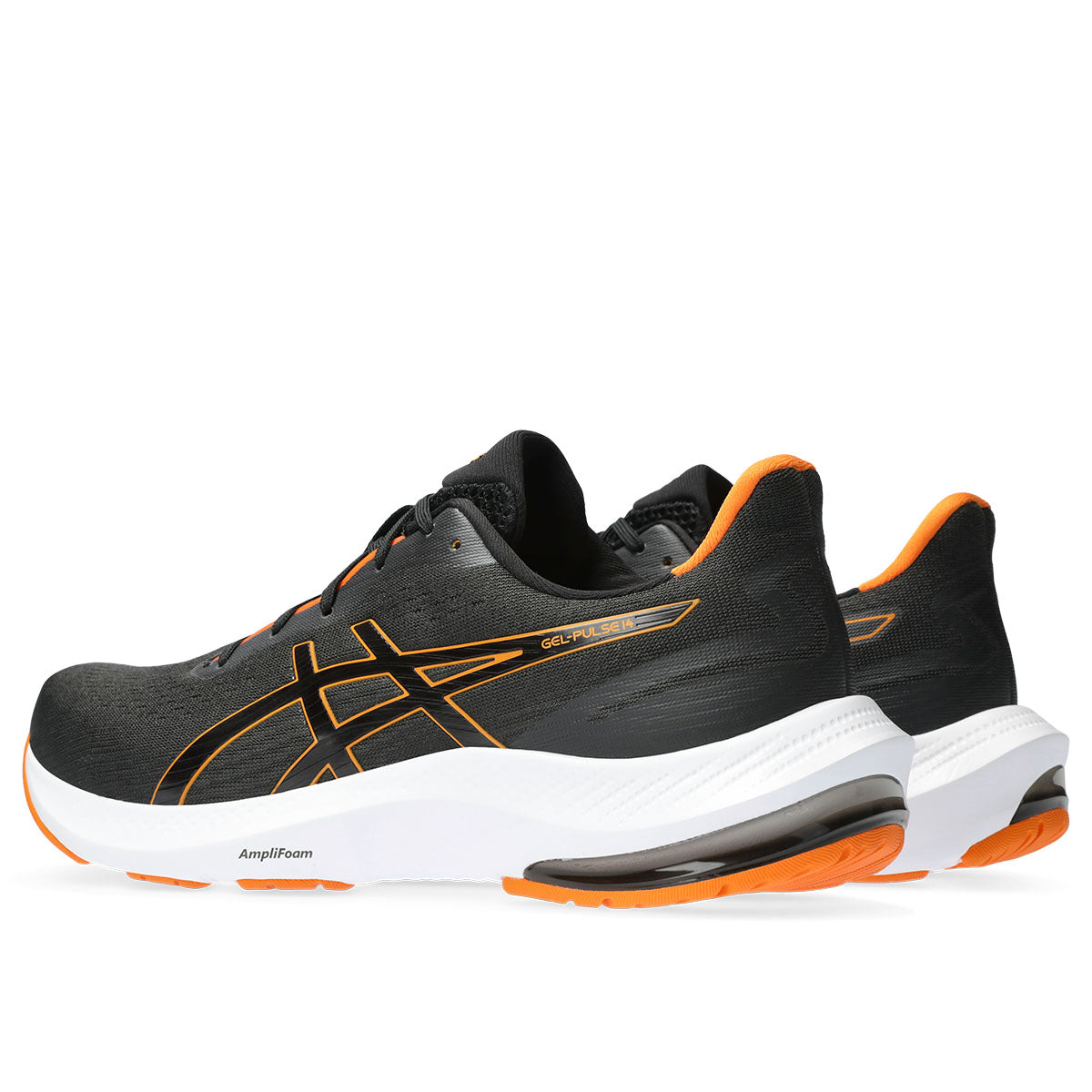 Asics Gel Pulse 14 Men Grey Bright Orange נעלי אסיקס ג'ל פולס