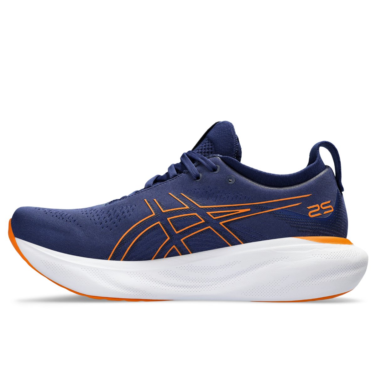 Asics Gel Nimbus 25 Men Deep Ocean Bright Orange נעלי אסיקס ג'ל נימבוס 25 לגברים