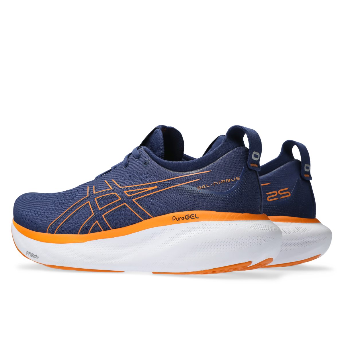 Asics Gel Nimbus 25 Men Deep Ocean Bright Orange נעלי אסיקס ג'ל נימבוס 25 לגברים