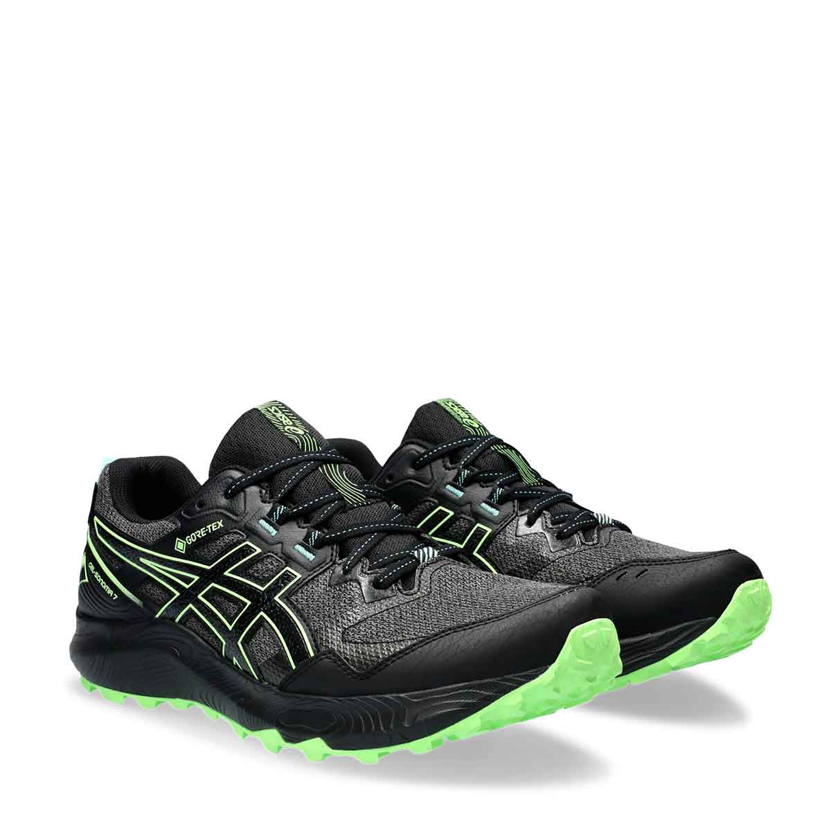 Asics Gel Sonoma 7 GTX Men Black Illuminate Green נעלי ריצה ג'ל סונומה 7 לגברים