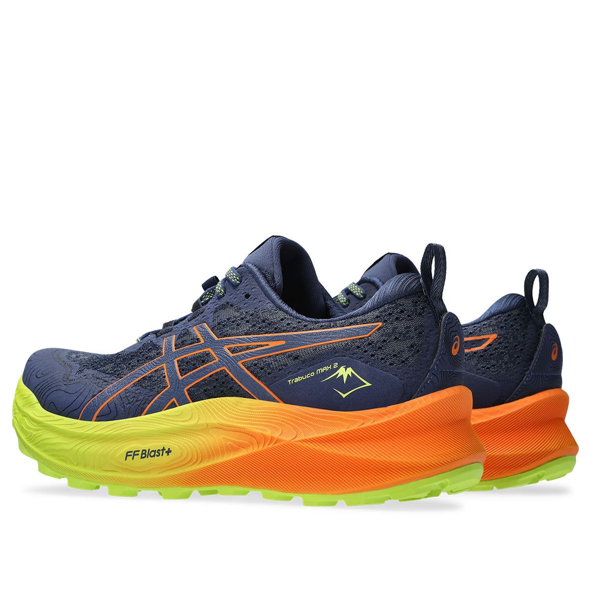 Asics Trabuco Max 2 Men Deep Ocean Bright Orange נעלי אסיקס לגברים