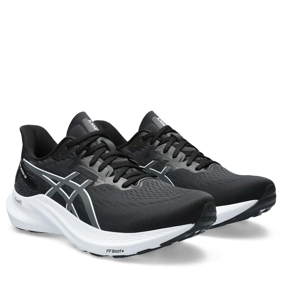 Asics GT 2000 12 2E Men Black Carrier Grey נעלי אסיקס לגברים רחבות