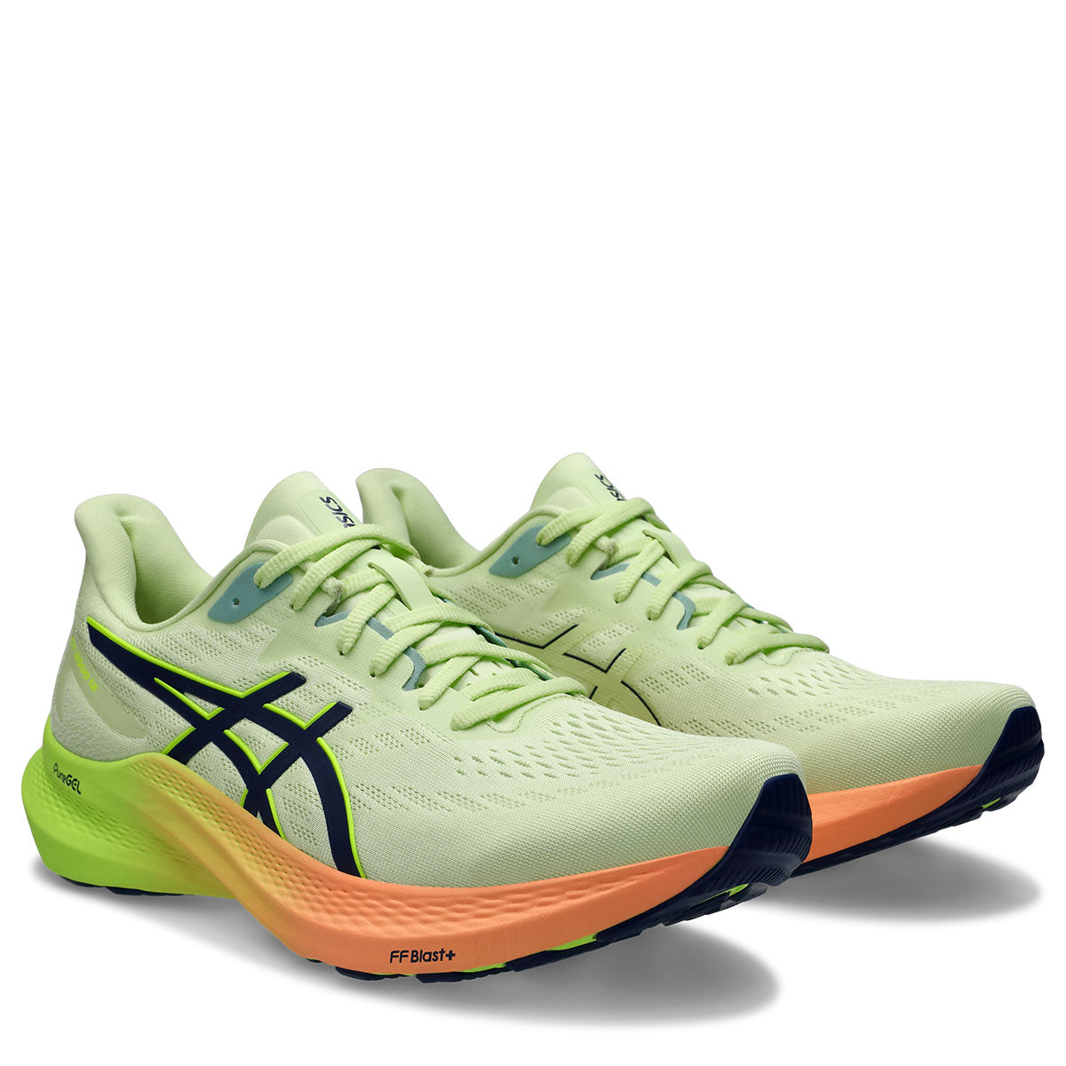 Asics GT 2000 12 Men Cool Matcha Blue Expanse נעלי אסיקס לגברים