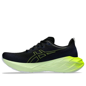 Asics Novablast 4 Men Black Blue Expanse נעלי נובה בלאסט 4 לגברים