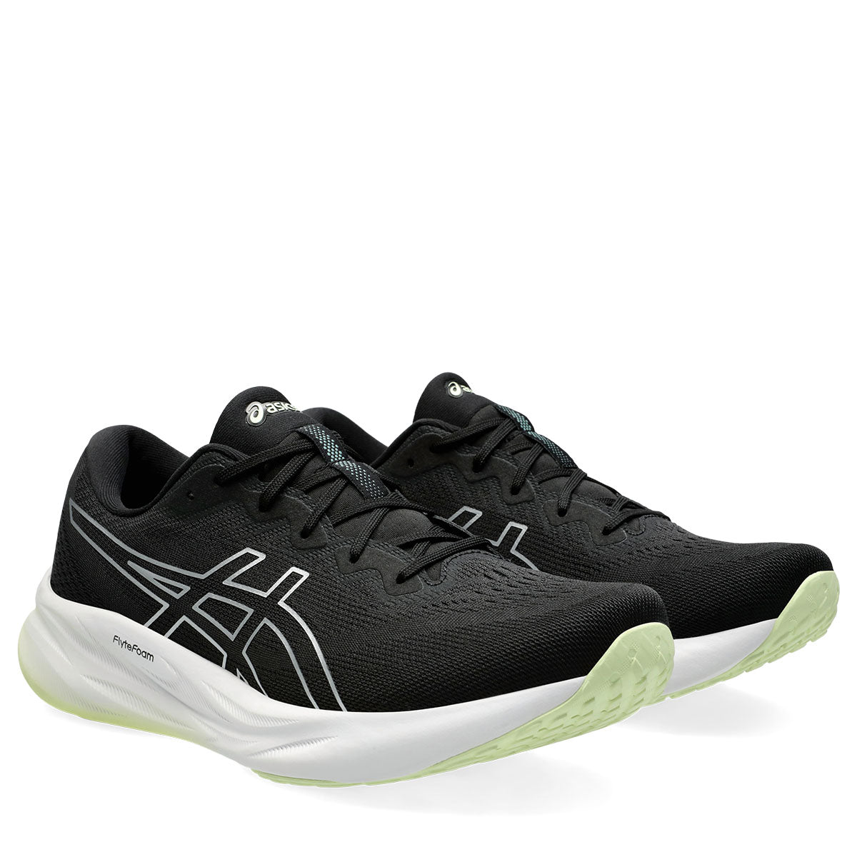 Asics Gel Pulse 15 Men Black Pure Silver נעלי ג'ל פולס לגברים