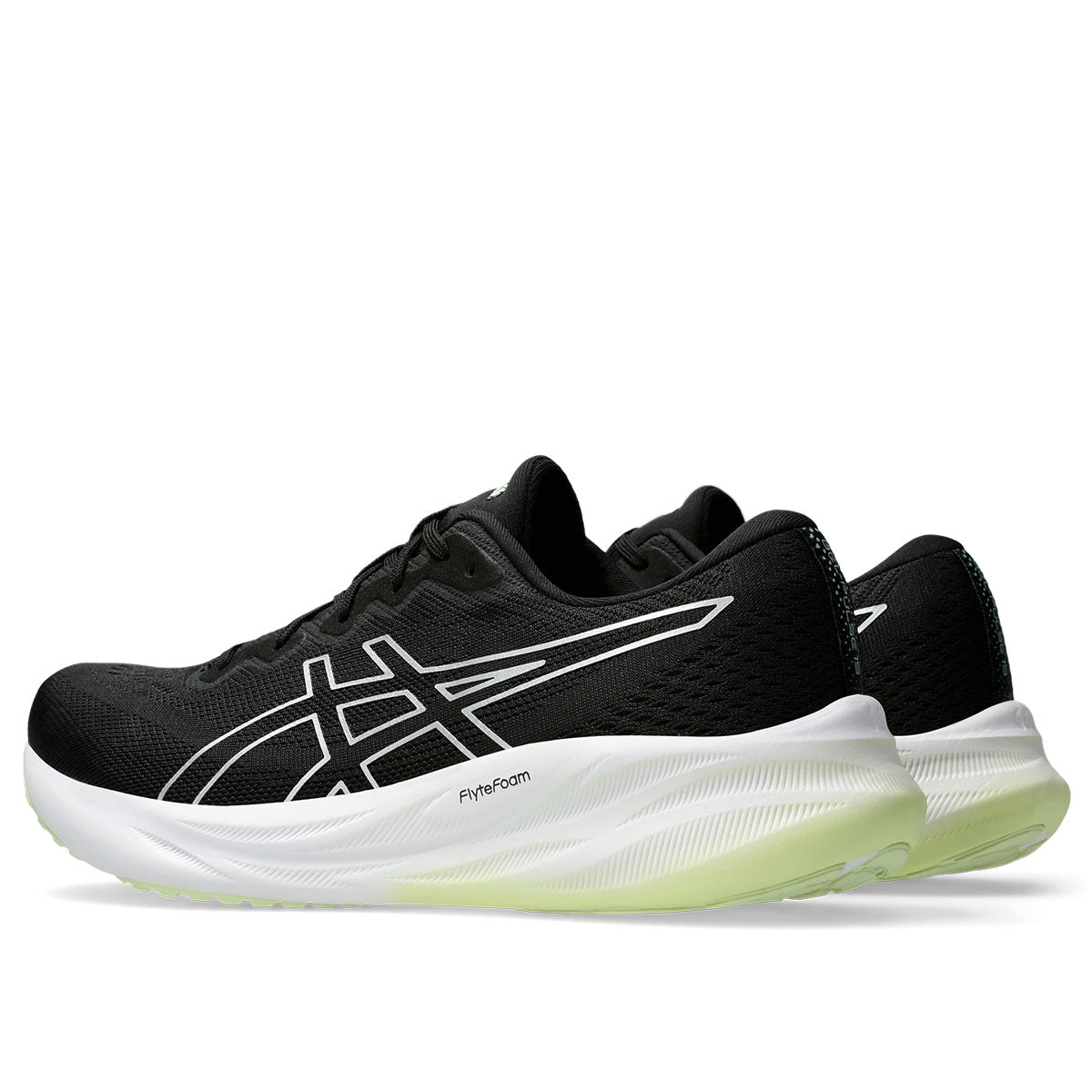 Asics Gel Pulse 15 Men Black Pure Silver נעלי ריצה ג'ל פולס לגברים