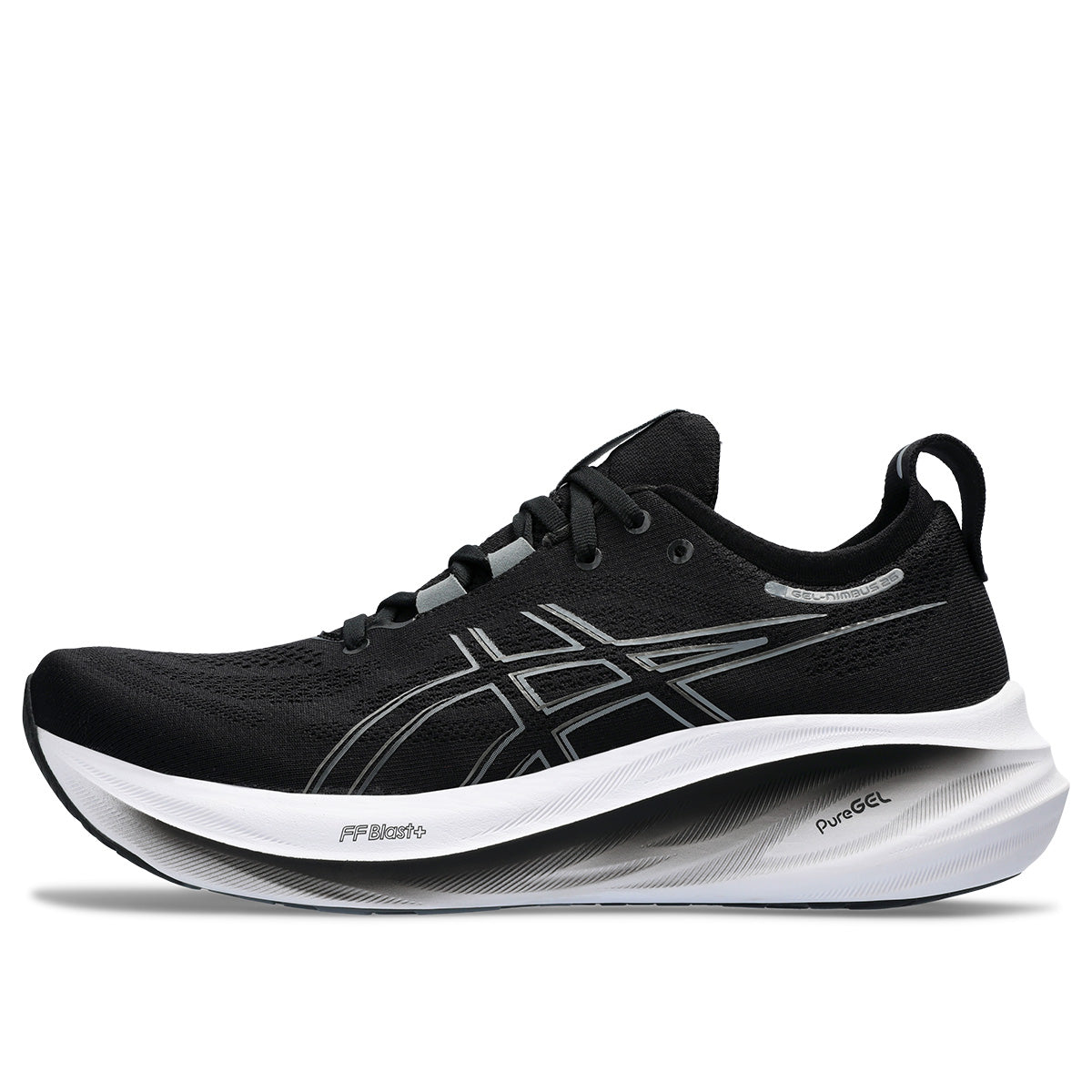 Asics Gel Nimbus 26 Men Black Grey ג'ל נימבוס 26 לגברים