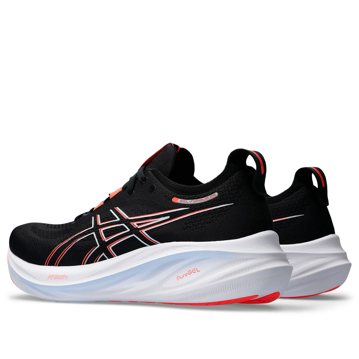 Asics Gel Nimbus 26 Men Black True Red ג'ל נימבוס 26 לגברים