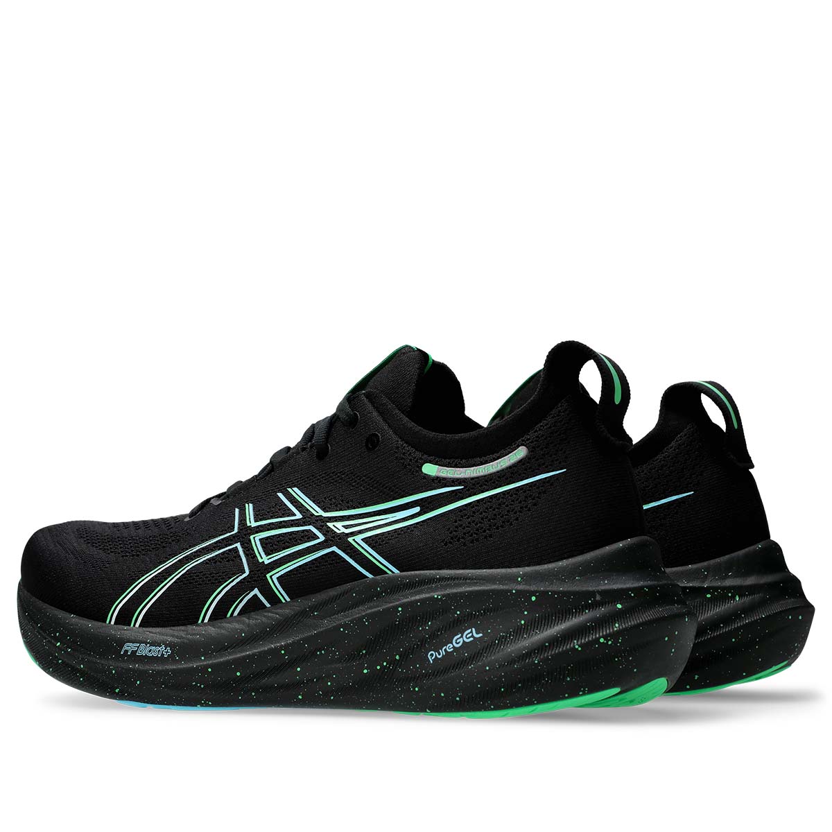 Asics Gel Nimbus 26 Men Black Soothing Sea ג'ל נימבוס 26 לגברים