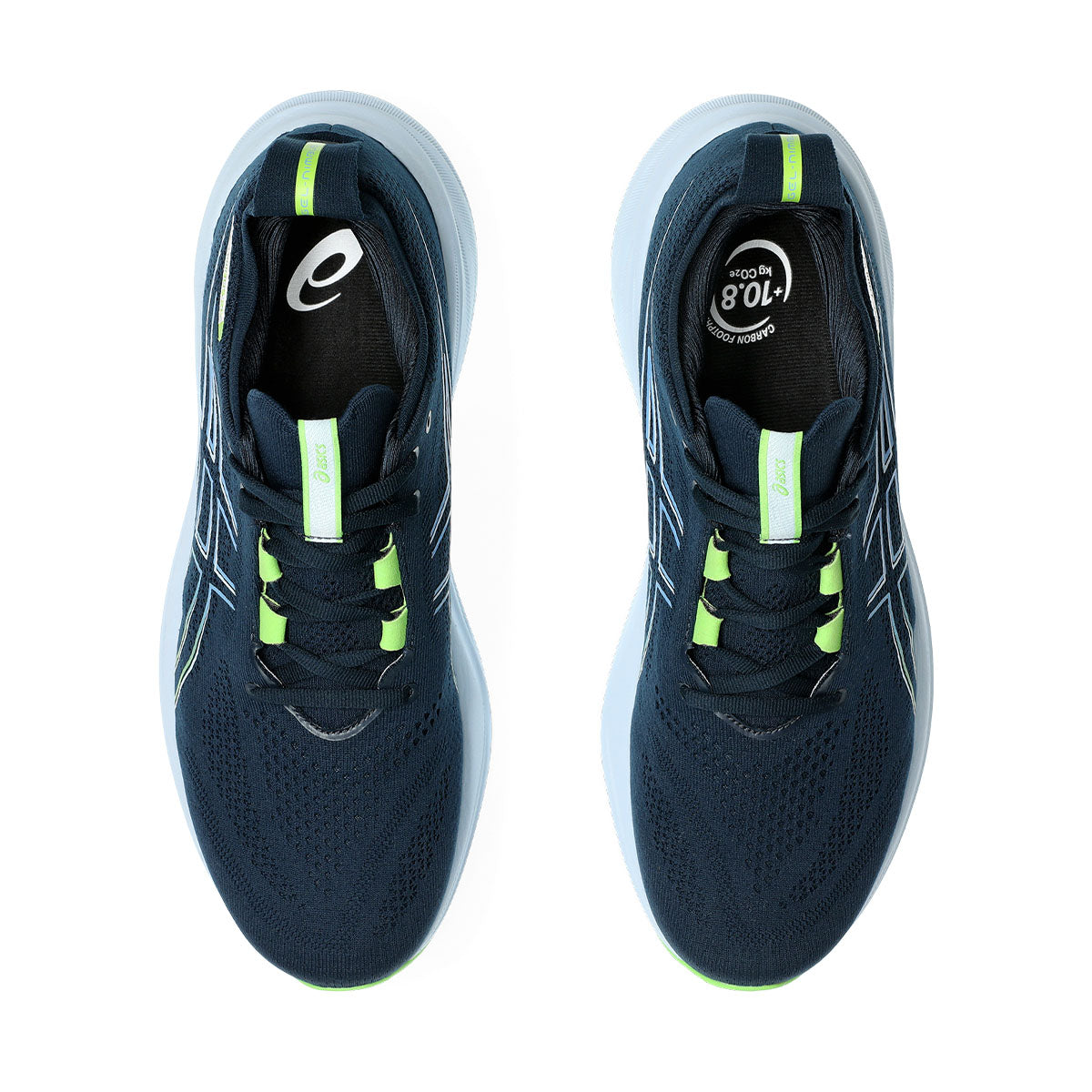 Asics Gel Nimbus 26 Men Blue Lime ג'ל נימבוס 26 לגברים