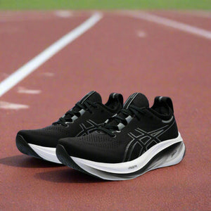 Asics Gel Nimbus 26 Women Black Grey ג'ל נימבוס 26 לנשים