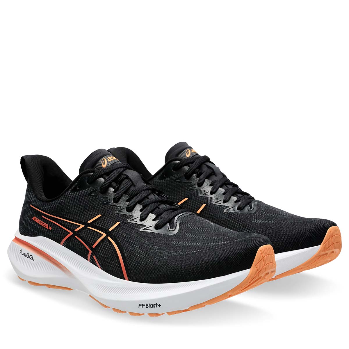 Asics GT 2000 13 Men Black Faded Orange נעלי אסיקס לגברים