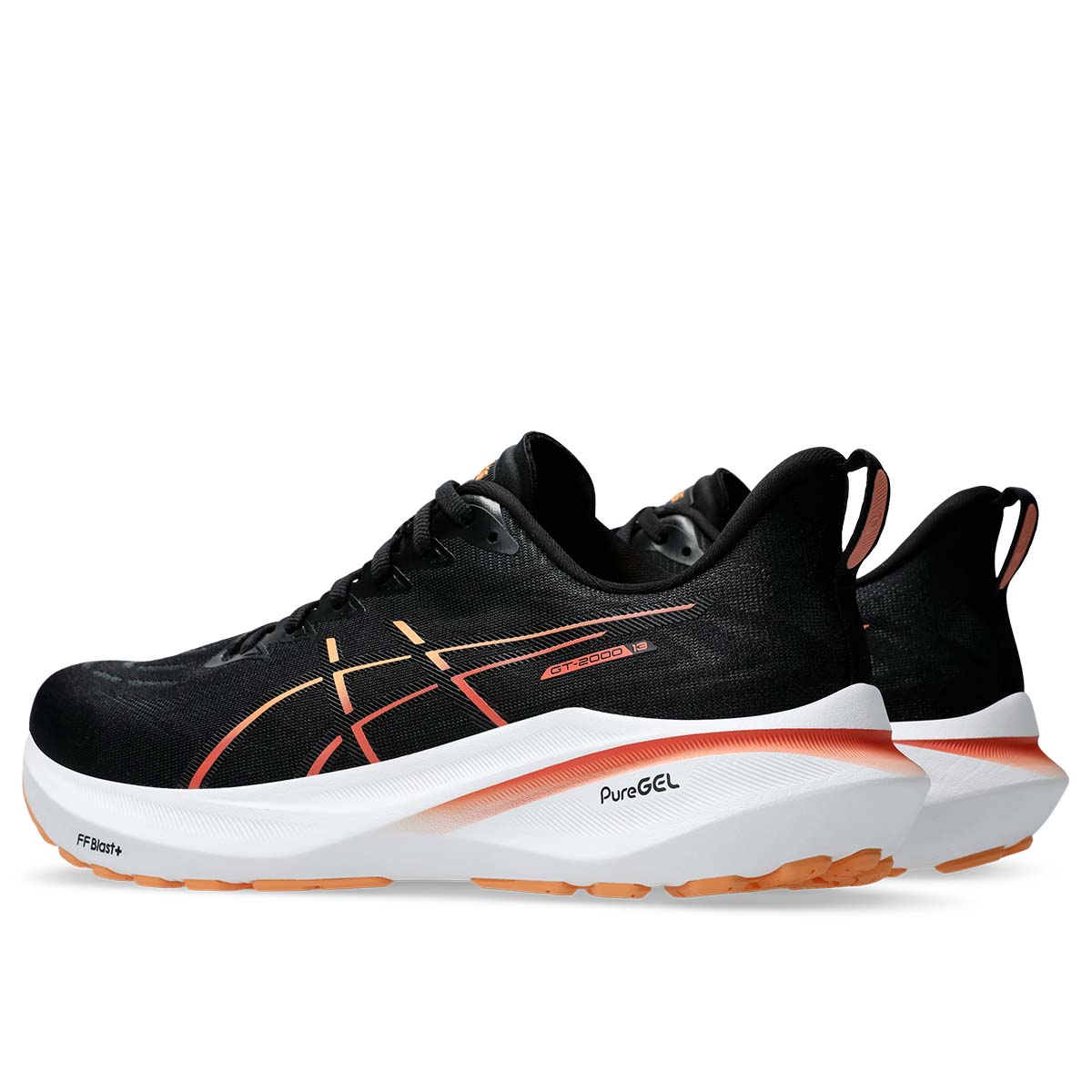 Asics GT 2000 13 Men Black Faded Orange נעלי ריצה אסיקס לגברים