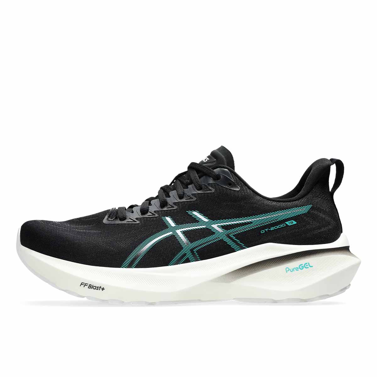 Asics GT 2000 13 Men Black Wave Teal נעלי ריצה לגברים