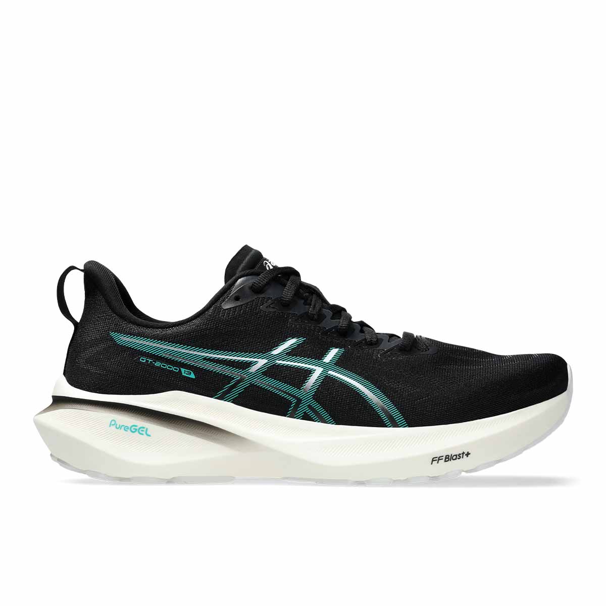 Asics GT 2000 13 Men Black Wave Teal נעלי ריצה לגברים