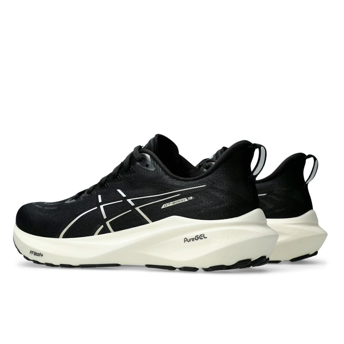 Asics GT 2000 13 Men 2E Black White נעלי ריצה רחבות לגברים