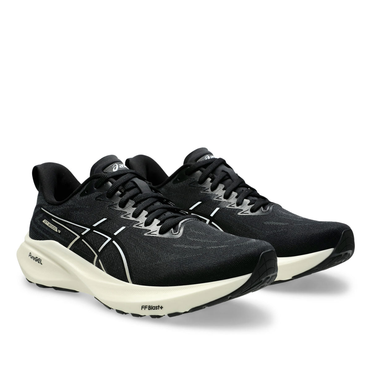 Asics GT 2000 13 Men 2E Black White נעלי ריצה רחבות לגברים