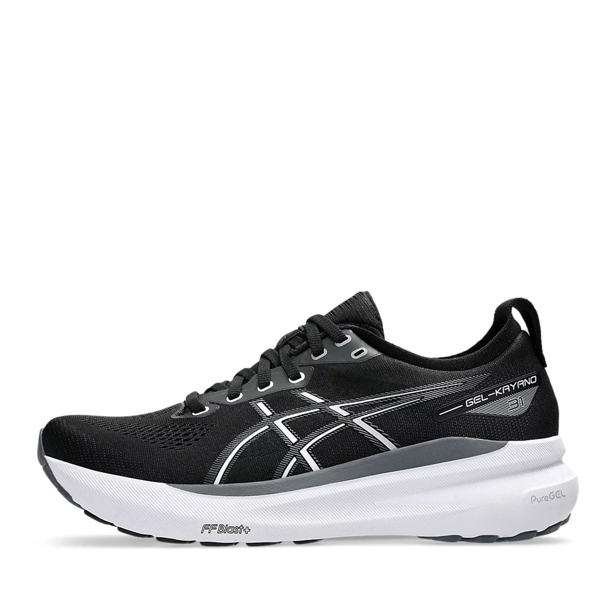 Asics Gel Kayano 31 (4E) Men Black white אסיקס קיאנו 31 רחבות במיוחד לגברים