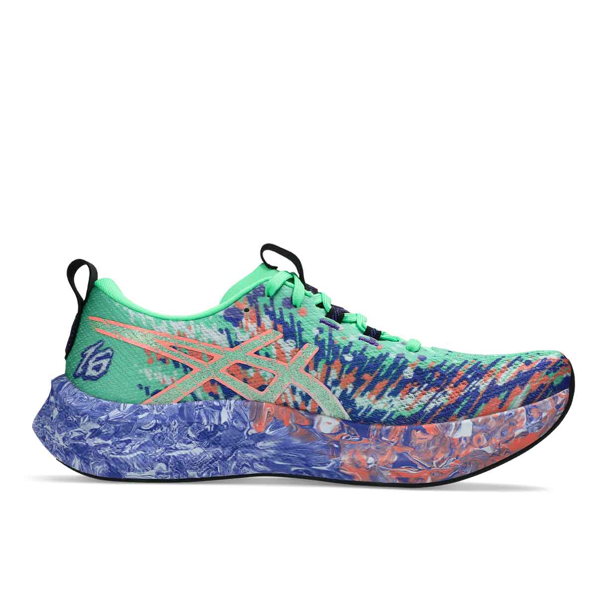 Asics Noosa Tri 16 Men Vital Green Cobalt Burst נעלי ריצה נוסה טרי 16 לגברים