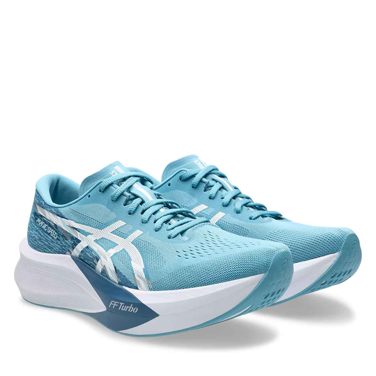 Asics Magic Speed 4 Men Stillwater White נעלי ריצה מג`יק ספיד 4 לגברים