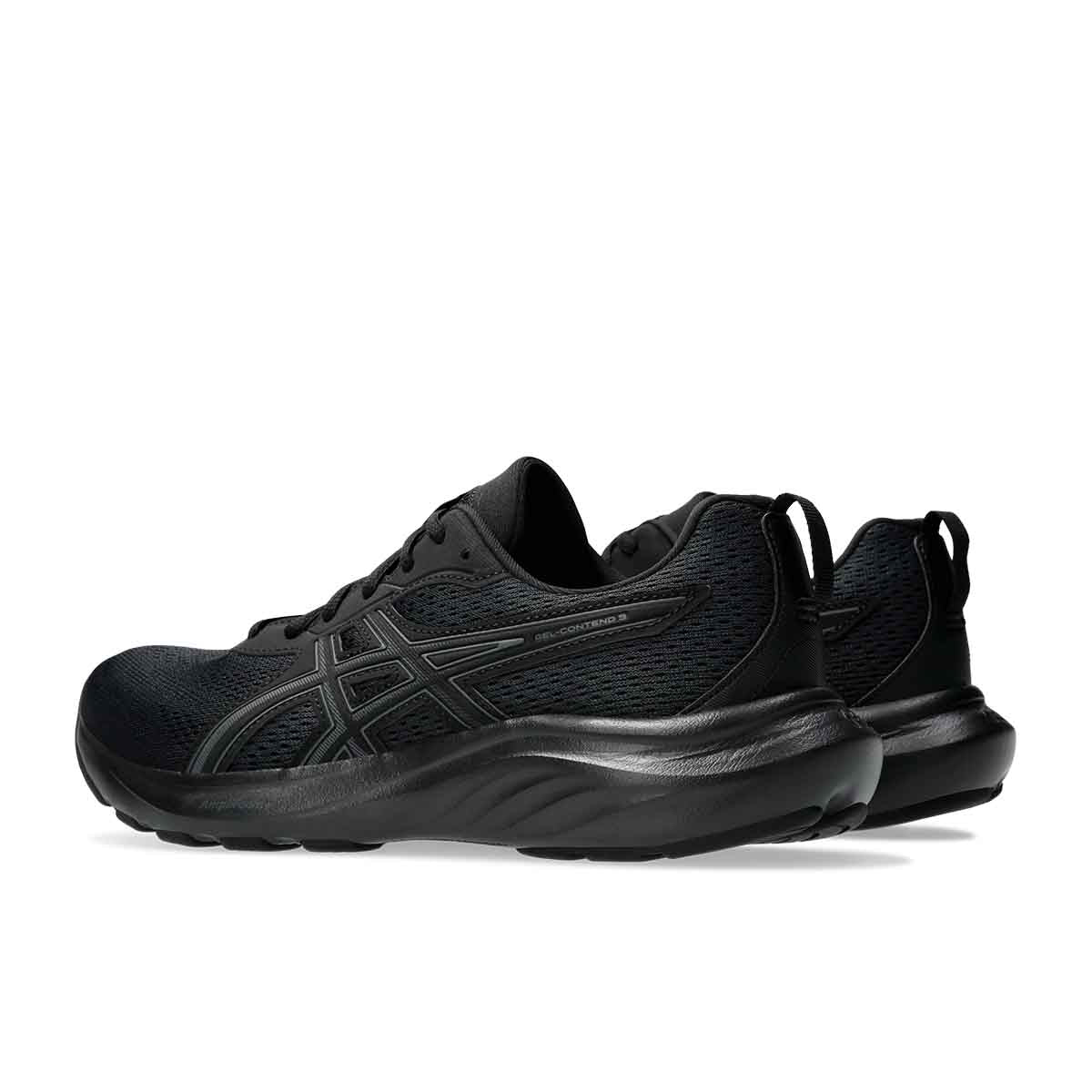 Asics Gel Contend 9 Men Black Graphite Grey נעלי ריצה ג`ל קונטנד 9 לגברים