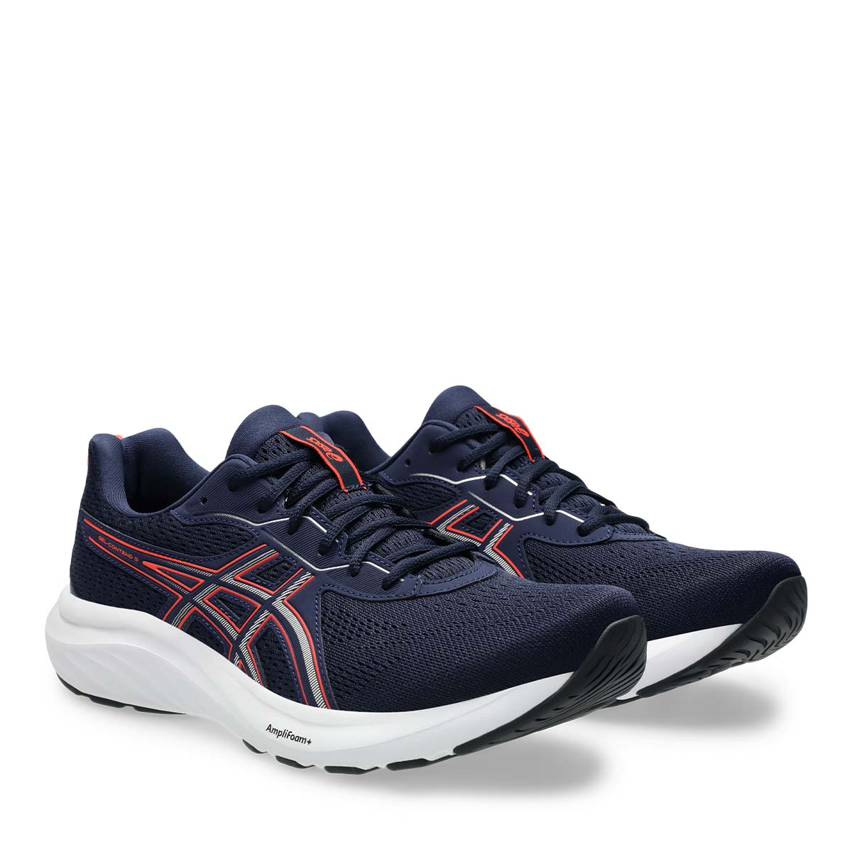 Asics Gel Contend 9 Men Midnight Flash Red נעלי ריצה ג'ל קונטנד 9 לגברים