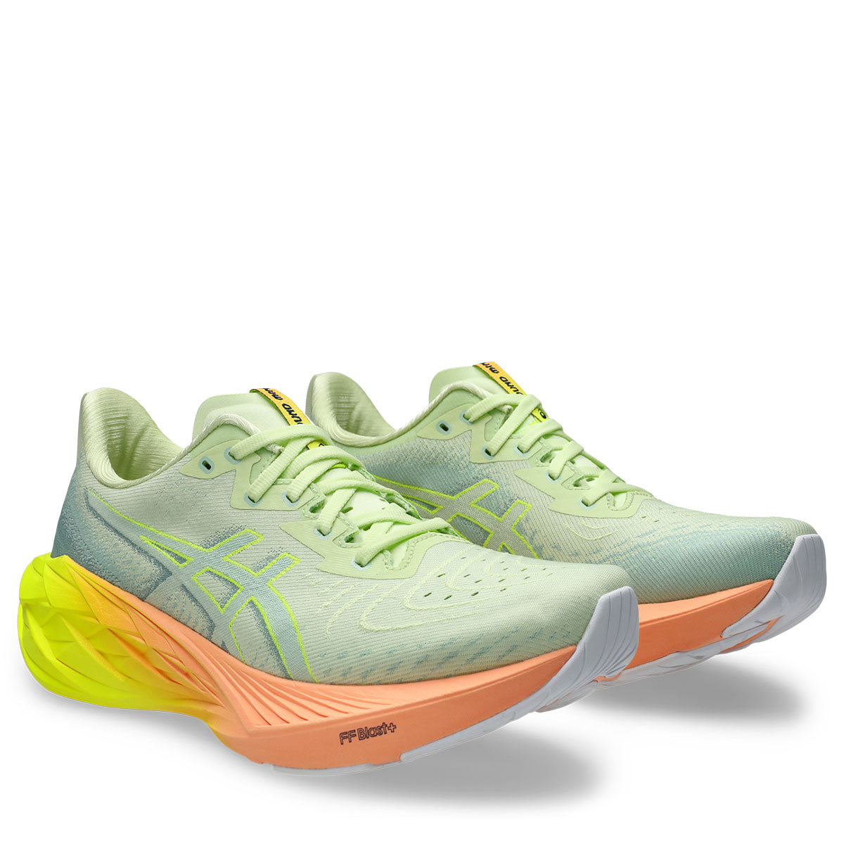 Asics Novablast 4 Paris Men Cool Matcha Safety Yellow נובה בלאסט 4 פריז לגברים