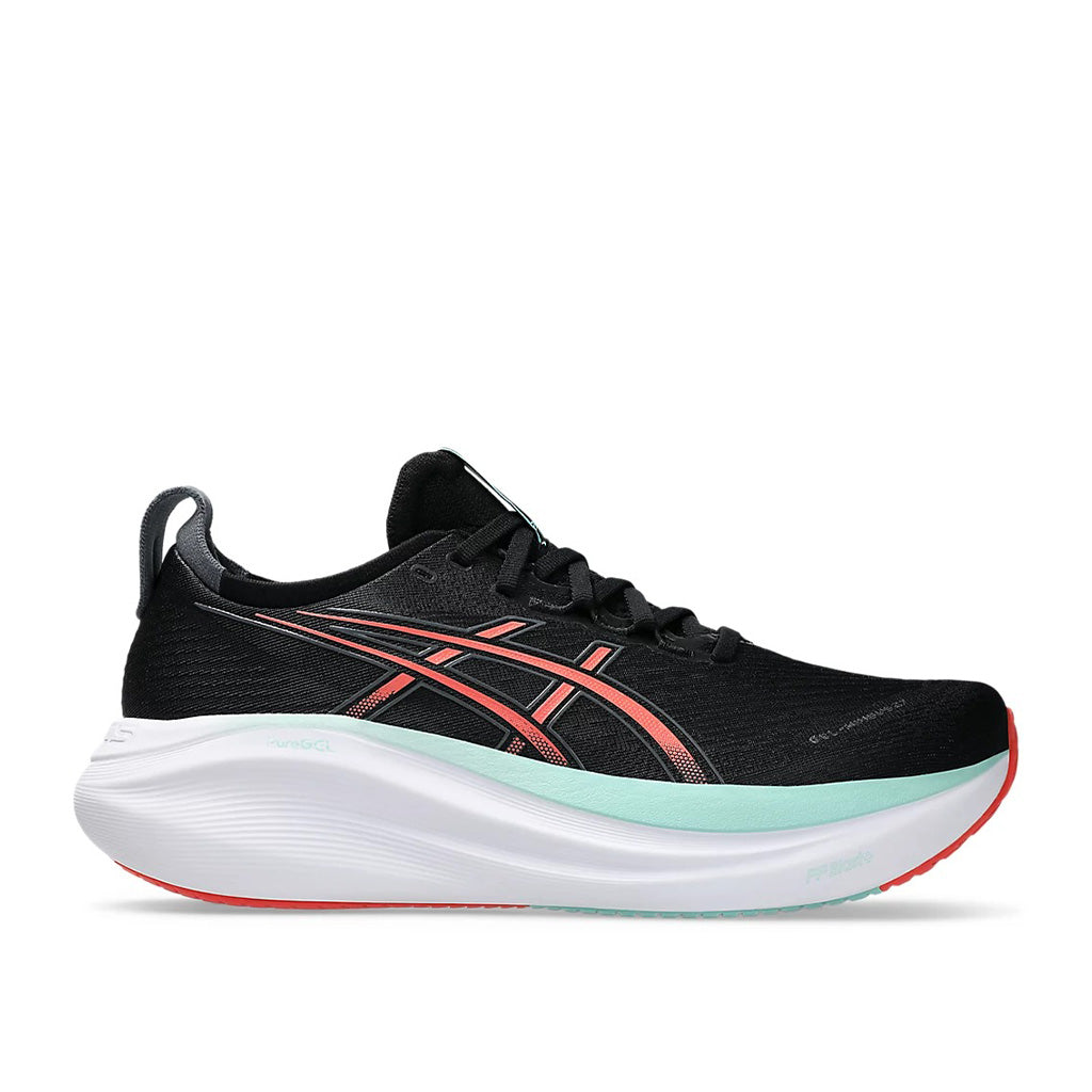 Asics Gel Nimbus 27 Men Black Coral Reef אסיקס נימבוס 27 לגברים
